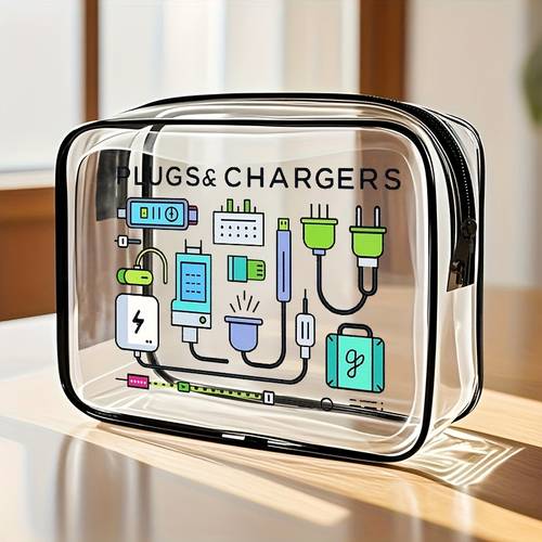 transparent casual handbag suitable for men and women used as a cosmetic pouch toiletry bag storage pouch etc a convenient portable small transparent bag suitable as a toiletry bag travel airport luggage accessory with zipper