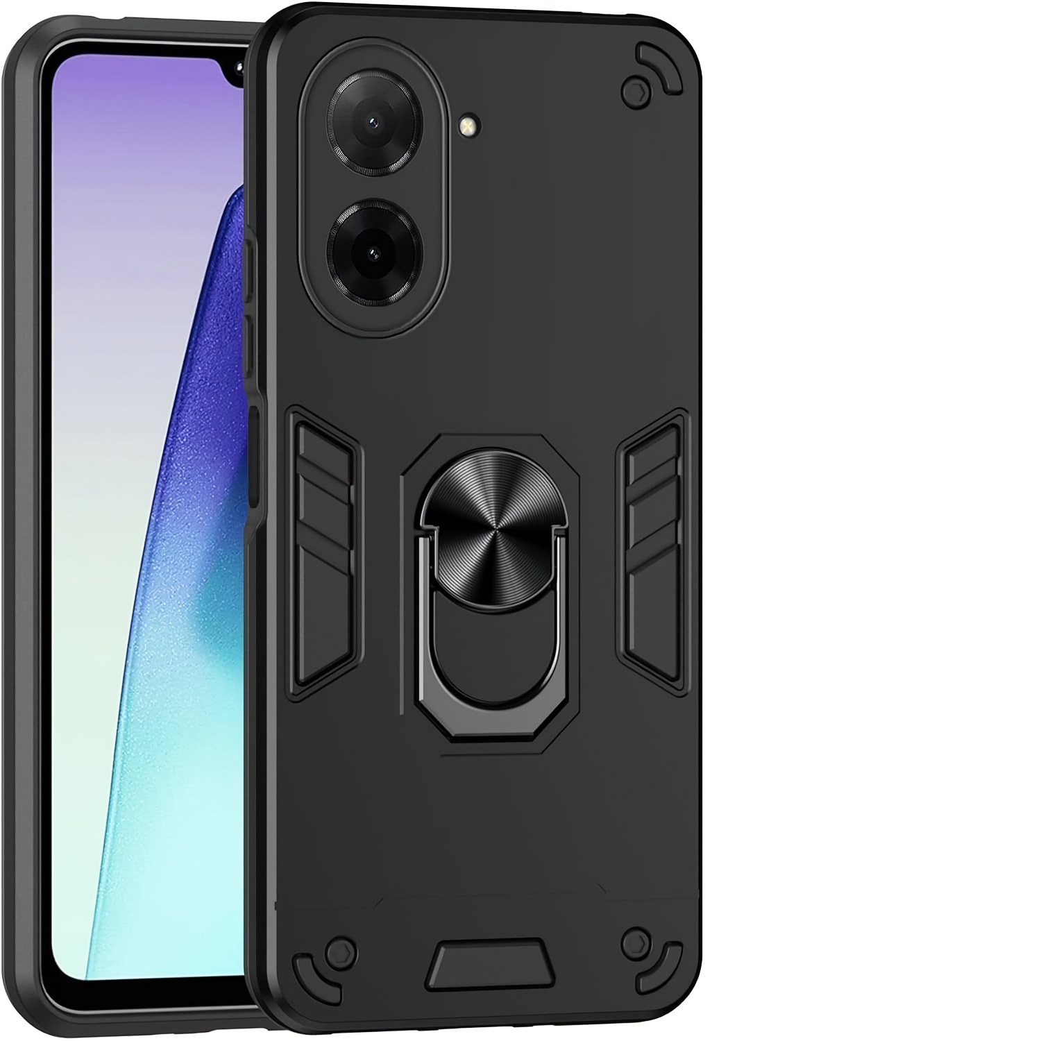 TEMU Phone Case - Suitable For Redmi A5 4g (171mm In Length)/compatible With Xiaomi Poco C71 4g Phone Case Built-in Stand Car 360-degree Rotating
