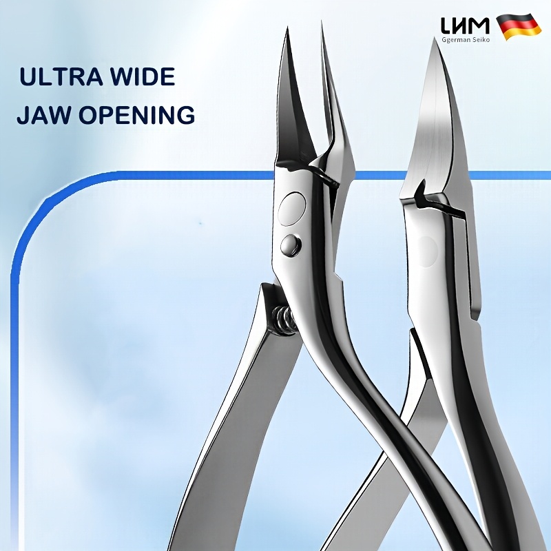 Professional Stainless Steel Toenail Clippers for Thick Nails