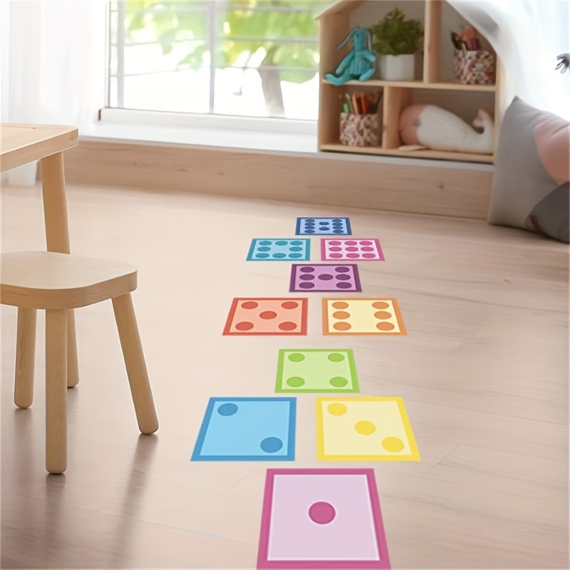 

Peel & Stick Number Pattern Floor Decals - Pvc Wall Stickers For Home, Wardrobe, And Entryway Decor