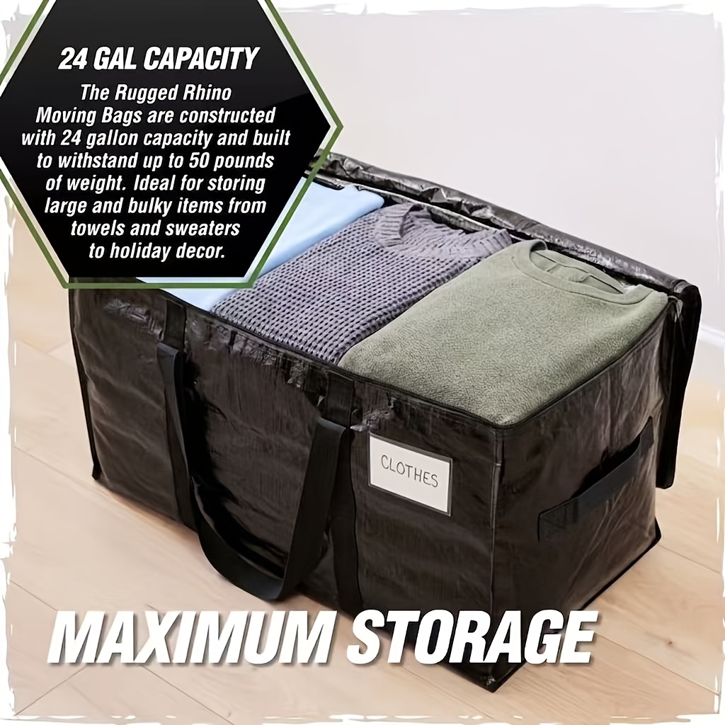 Heavy Duty Oversized Mobile Bag for Winter Clothing