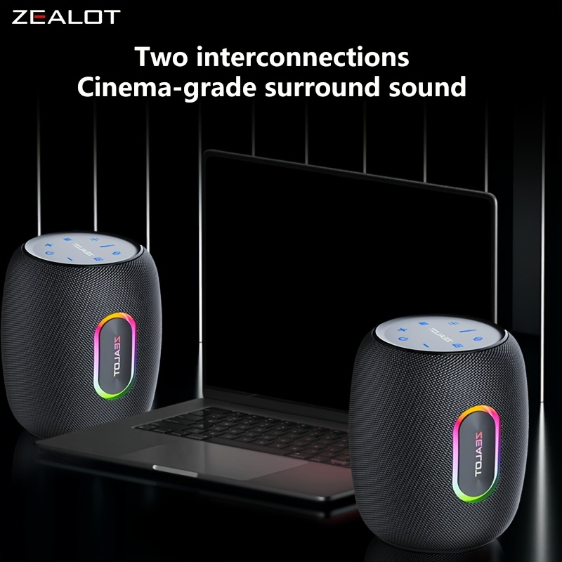 ZEALOT S64 50W RGB Home Speaker with 7200mAh Battery
