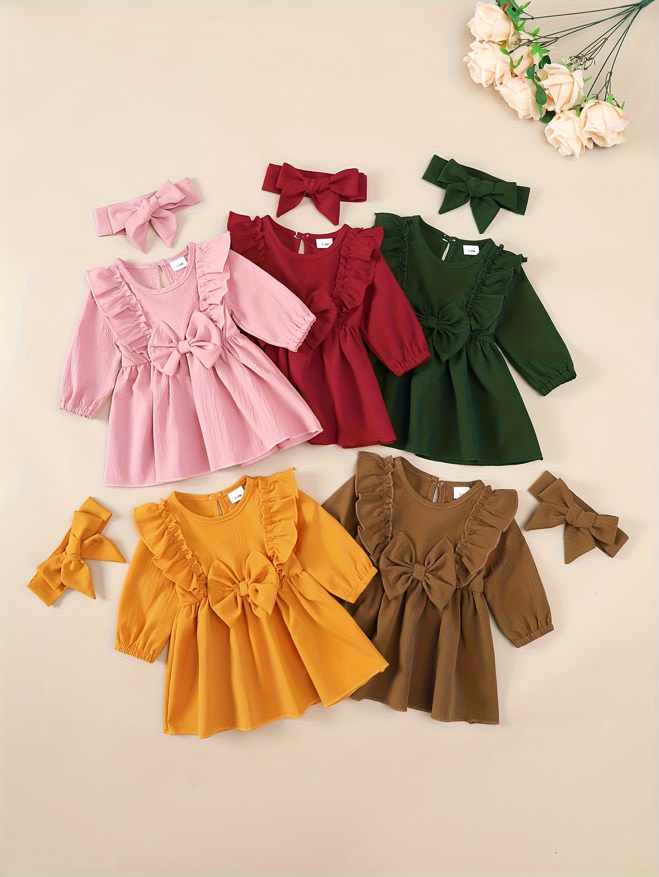 white christmas dresses Bonnie Jean Baby Girls Striped Santa Dress Red 24 Months main image 0