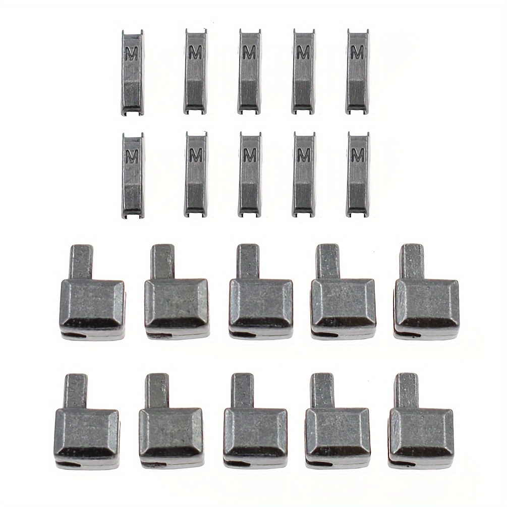 10 Pairs Of Size 5 Zipper Inserts Insert Zipper Tail Insert Clothing Square Inserts