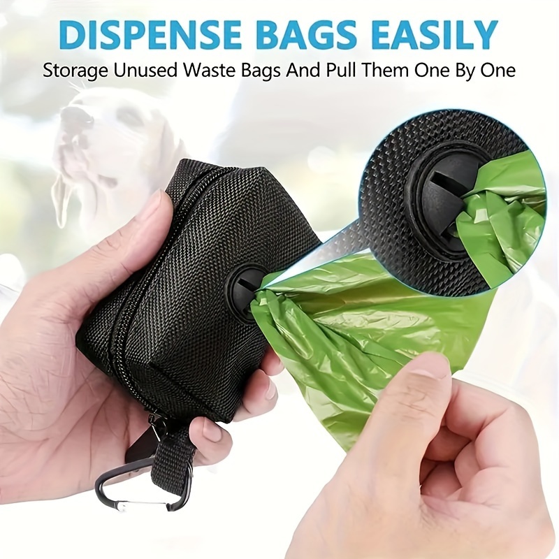 

1pc Portable Nylon Dog Poop Bag Dispenser And Holder, For Dog Outdoor Walking (garbage Bag Not Included)