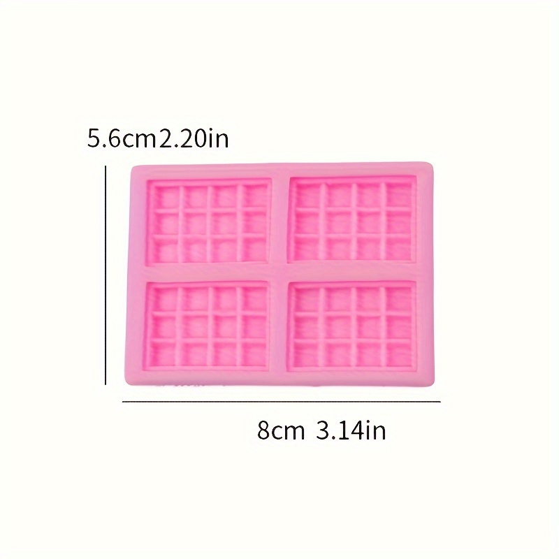 TEMU 1 pz, Stampo per decorazioni a waffle, strumento per decorare candele profumate