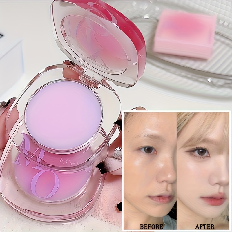 Matte Fixing Powder - Oil-Control & Shine Control, Lightweight Natural Nude Makeup for All Light Beige Tones & Types, Soft Pink Tinted Formula, Elegant Everyday Makeup, Perfect Gift Choice