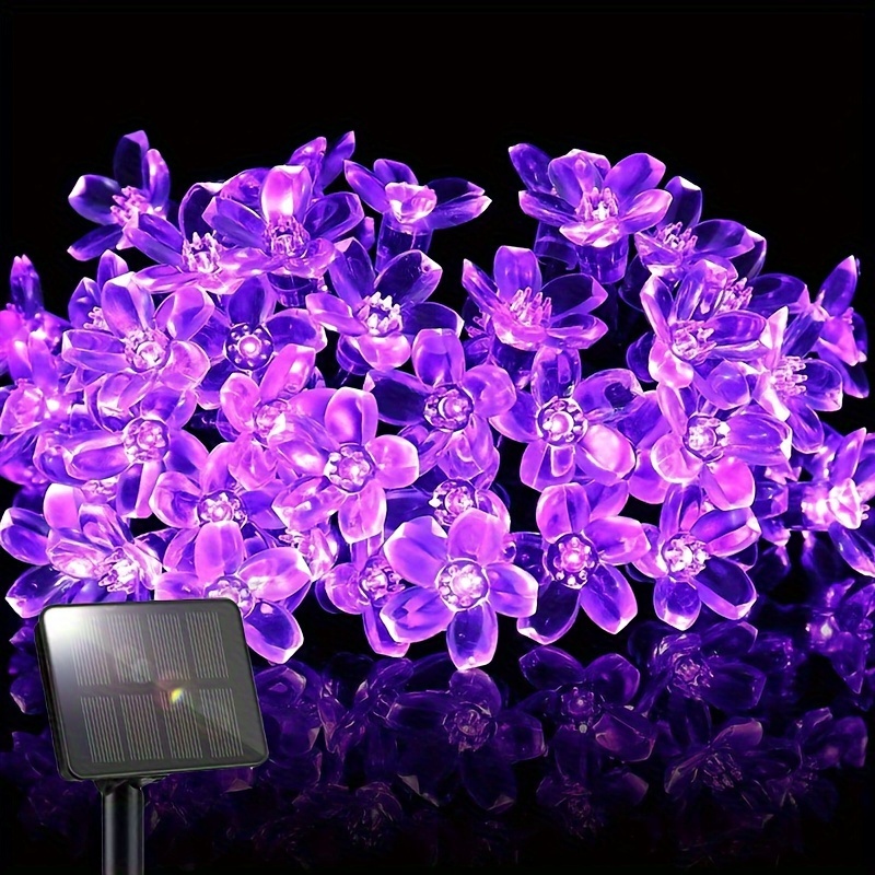 

Laspi Cherry Blossom Solar String Lights - /50/20 Led, Outdoor Decor For Garden, Yard, Ramadan, Halloween, Christmas, Porch And Wedding Parties - 8 Lighting , High- Powered, Laspi, Loyyz