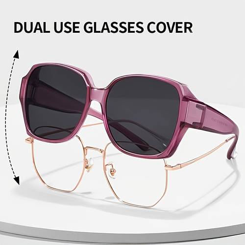 oversized stylish decorative glasses suitable for men and women featuring a durable for comfortable wear