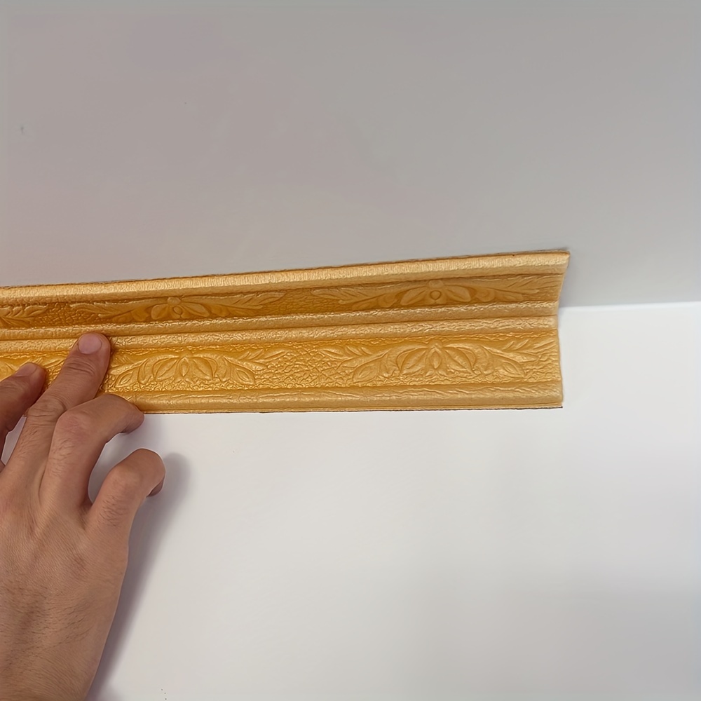 carving flowers foam molding trim self wall Temu