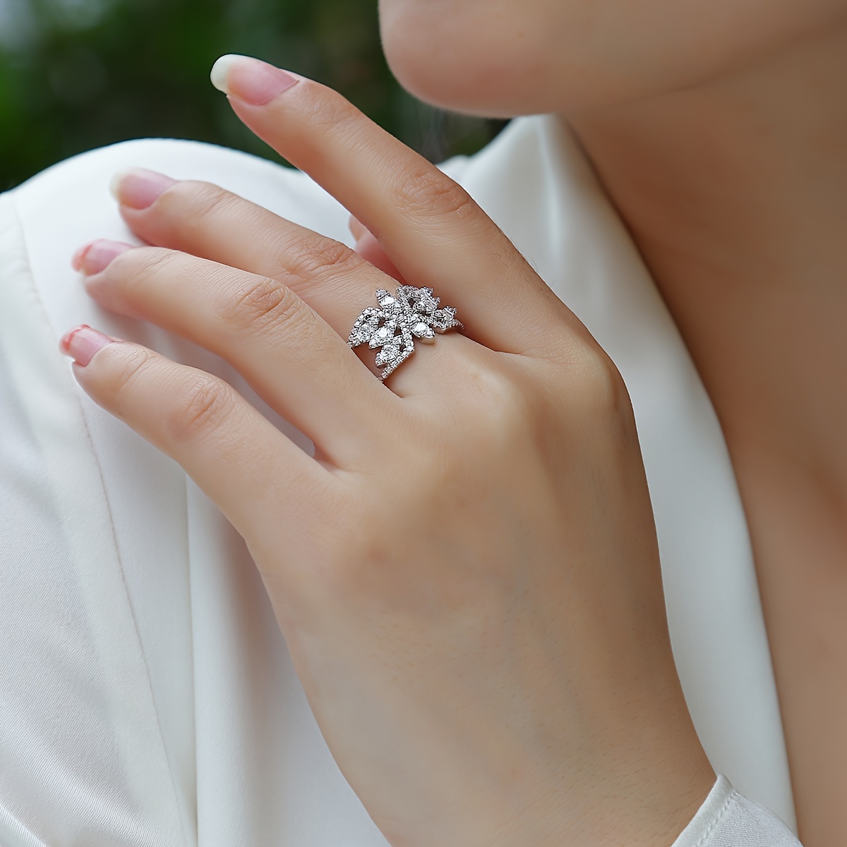 Moissanite Ring 925 Sterling Silver Men's Women's Wedding Band