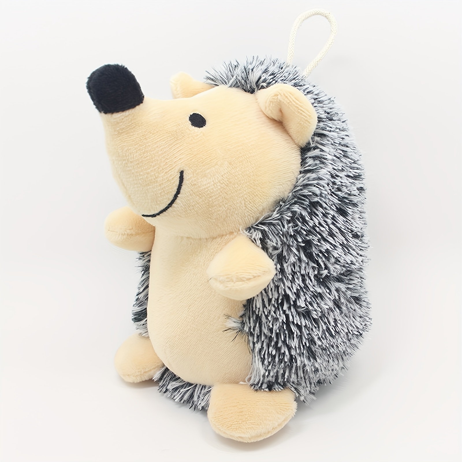 

Squeaky Hedgehog Plush Dog Toy - Interactive Chew & Teething Toy For All Breeds With Crinkle Sound, Puppy , Puppy Chew Toy|cute Hedgehog Design|soft Plush Material