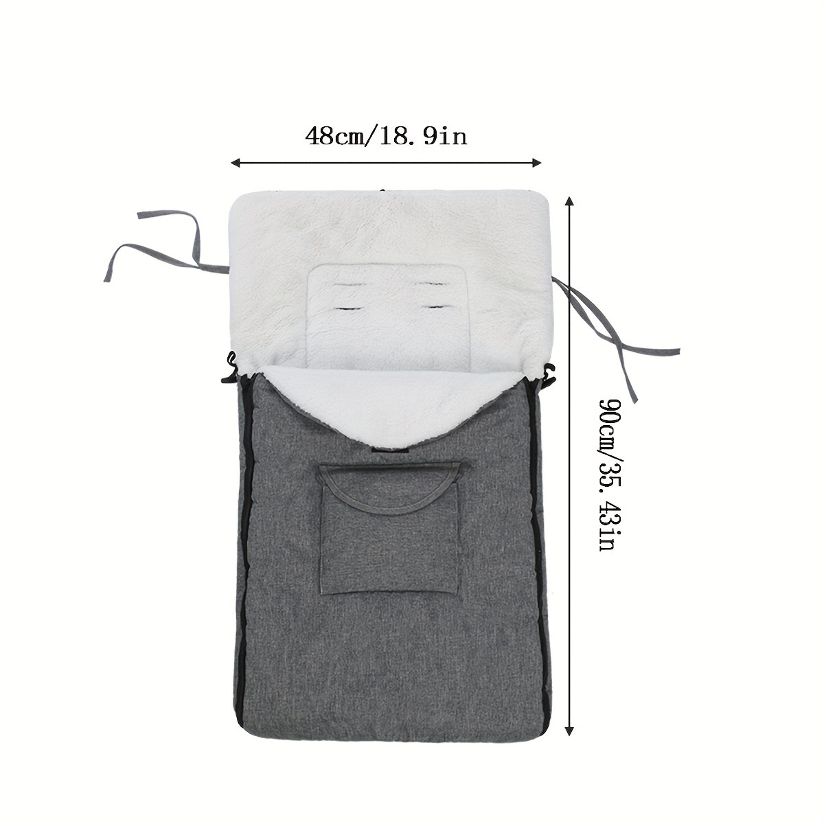Thickened Warm Foot Covers for Strollers, Windproof