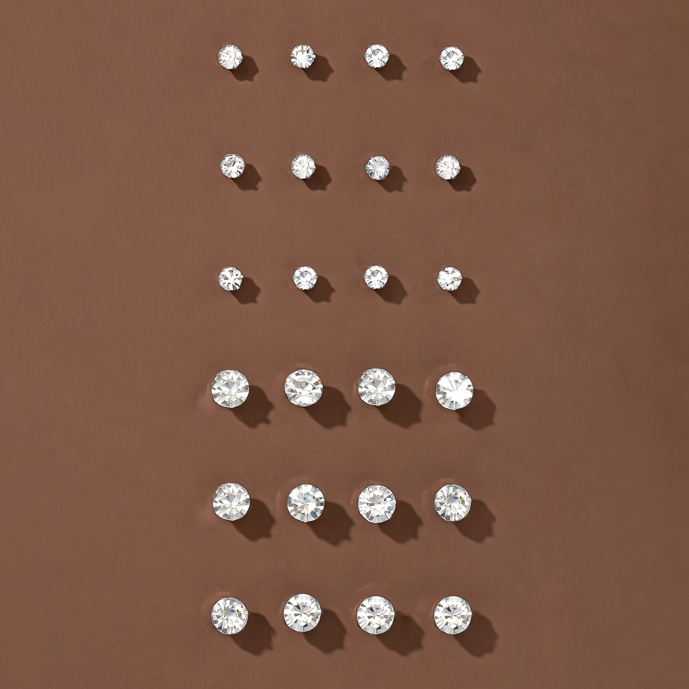 TEMU A Set Of 12 Pairs Of Exquisite, Petite And Easy Women's Ear Studs, Suitable For Wearing As Trendy Jewelry For And Social Gatherings