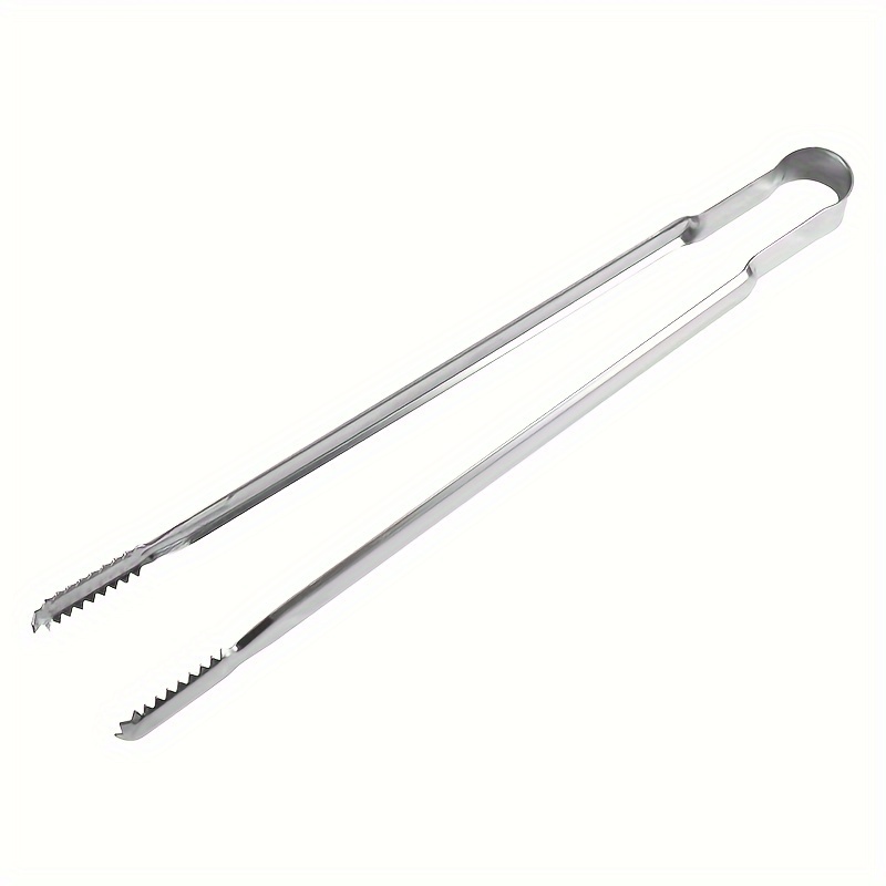 Image of Korean Bbq Tongs With Kimchi, Steak, And Extra-long Stainless Steel Food Tongs, Food Clips, Kitchen Baking Bread Tongs