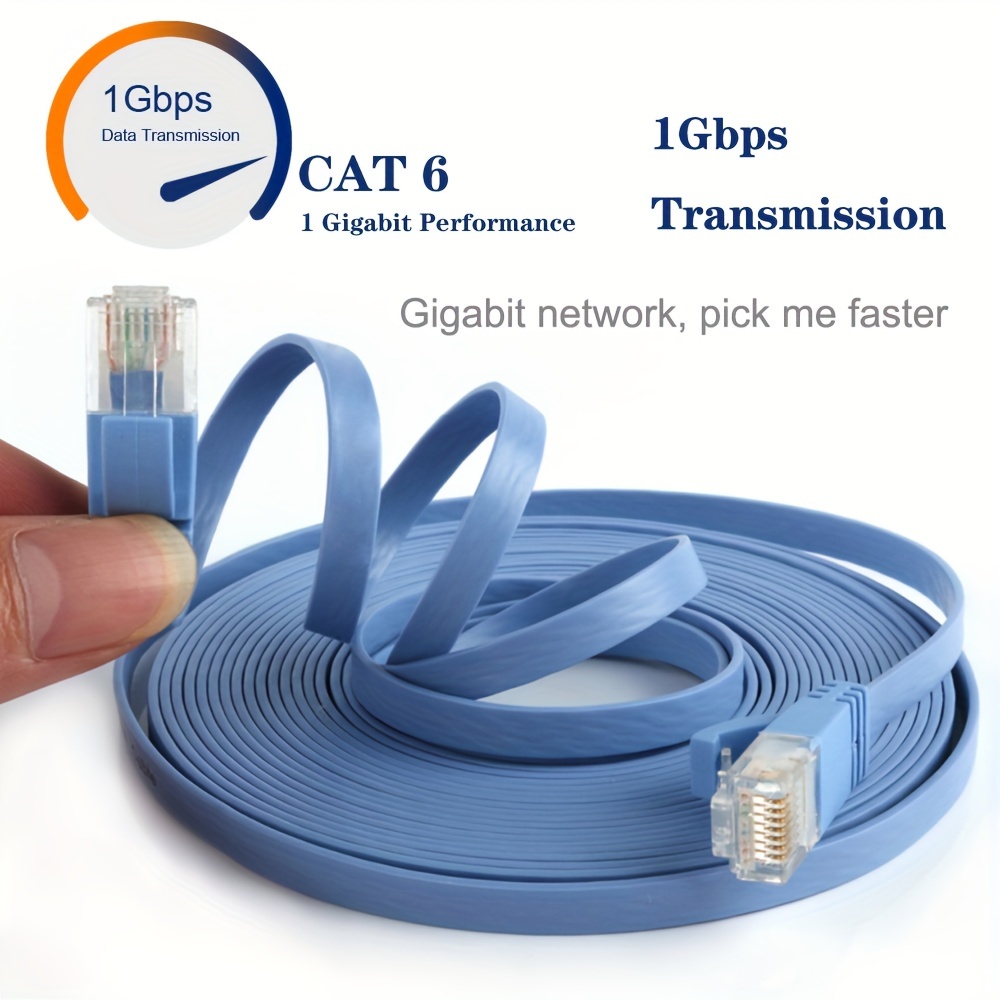 Test De Câble Ethernet Gigabit Cat6 Câble Réseau En Cuivre - Temu