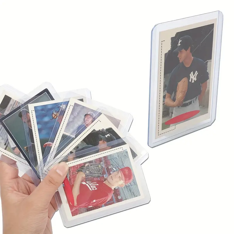 card sleeves baseball card protectors hard plastic - Temu card sleeves baseball card protectors hard plastic - Temu