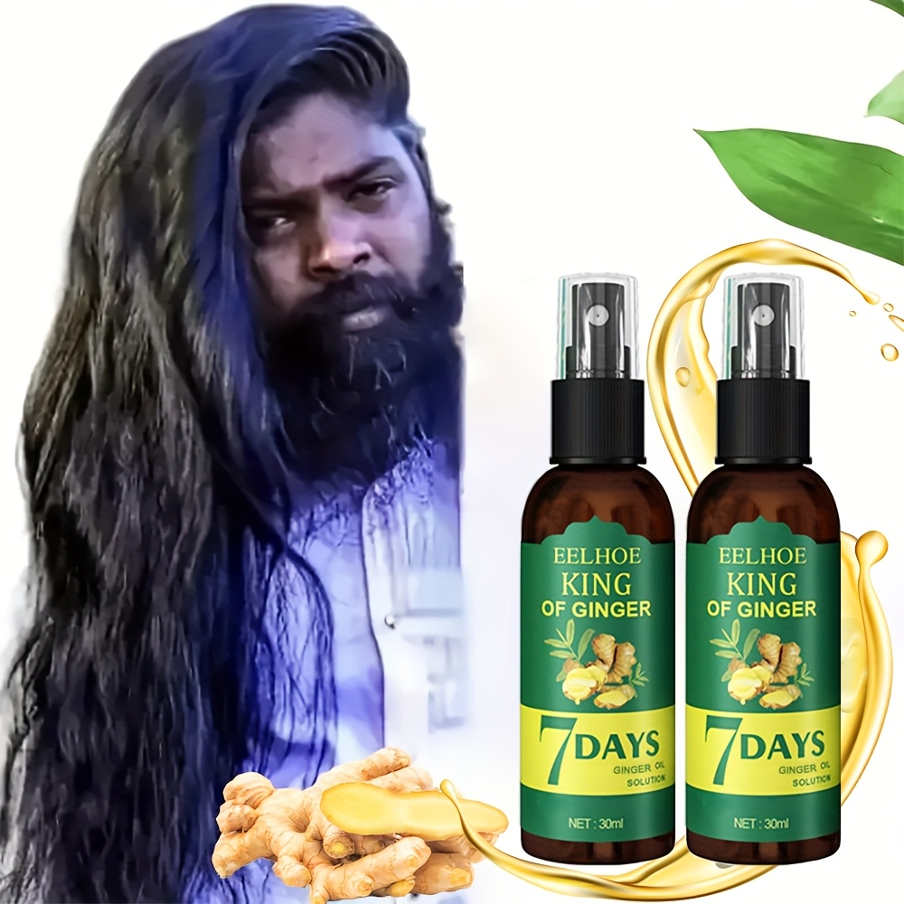 2pcs ginger essential oil for scalp and hair care ginger hair care essential hair types valentines day gifts details 1