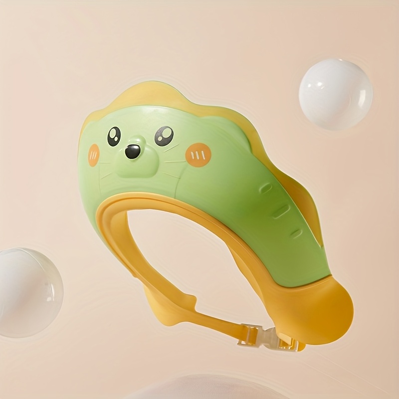 TEMU 1pc Baby Hair Washing Tool - Waterproof Shower , Suitable For Girls And Boys - Color Options For Christmas, Halloween, Thanksgiving