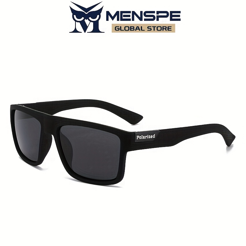 TEMU Men's Polarized Sunglasses Frame Sunglasses Unisex Driving Sunglasses Uv400 Clean Sunglasses Cycling Riding Running Fishing Sunglasses For Men