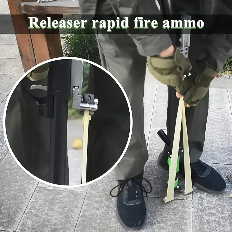 触发器弹弓 强力狩猎弹射器 精确发射器 不锈钢狩猎配件 商品详情 3