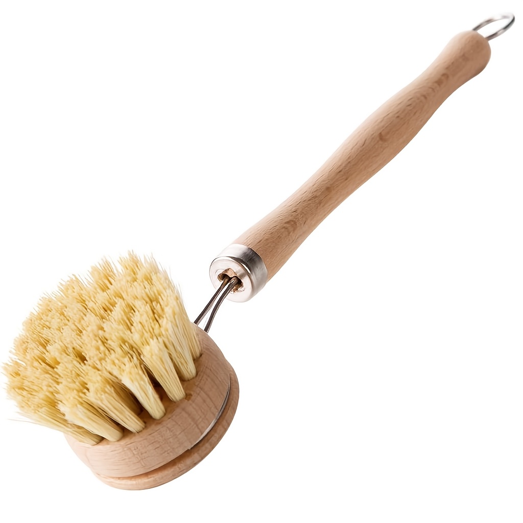 

Wooden Dish , For Dishes, , And Pans, Multipurpose Cleaning Tool For Bathroom, - Plastic And Wood , Manual