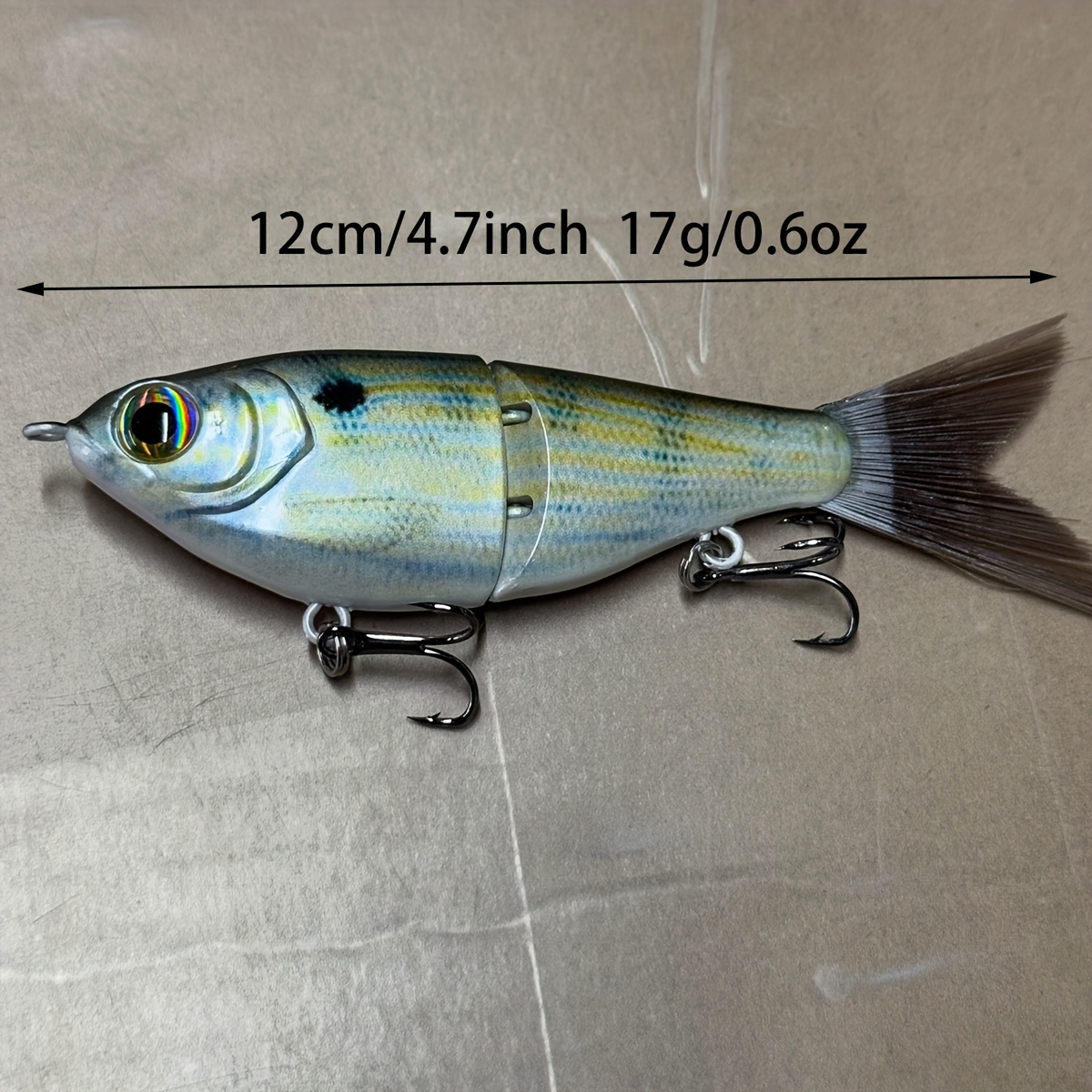 Leurre De Pêche Jerkbait Minnow 12cm, Coulant, Pour Brochet Et Mer, Neuf