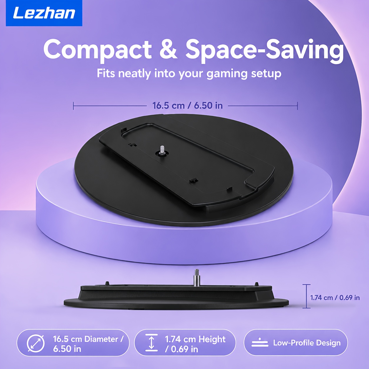 TEMU Suitable For Ps5 Console Stand Base