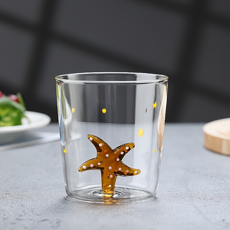 Image of Cute 3d Animal Cartoon Glass Cup, Creative Household Glass Mug, Heat-resistant Transparent Glass Cup, 350ml Milk Mug