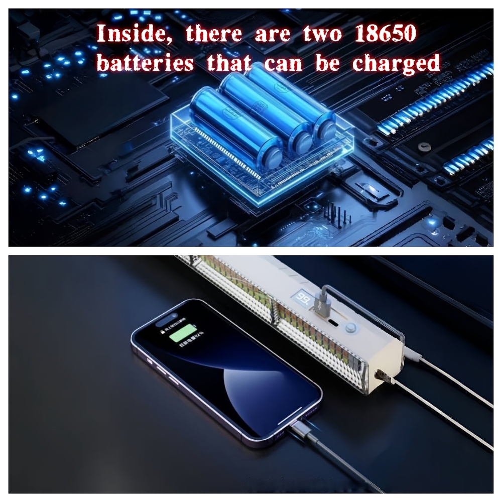 bracket camping light camping light 4 color adjustable temperature portable camping light with 1 75 meter bracket storage bag and flashlight used for power outage charging light camping light maintenance hiking Product details 3