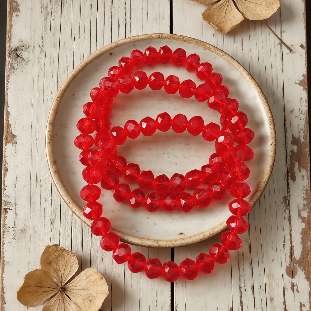 3pcs Stackable Elastic Bracelets, Versatile Daily Wear