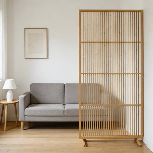 . bambus sichtschutz, einfache massivholzgitter, moderner, beweglich, zuhause, arbeitszimmer, schlafzimmer, veranda sichtschutz (meer)
