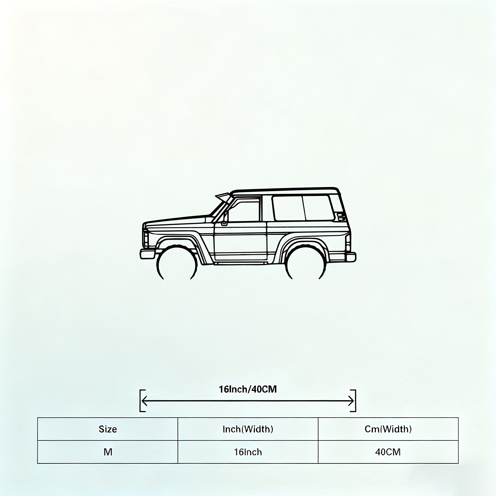 TEMU 1pc Dynamic Suv ( Utility Vehicle) Metal Wall Art - Rust-resistant Sculpture Statue, Wall-mounted Garage & For Cave Decor, Unique Automotive