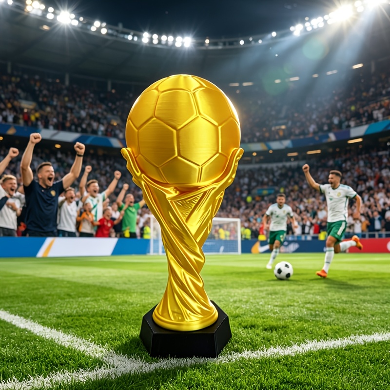 TEMU サッカートロフィー - 向け、名前/文字/数字プレート、学校スポーツ・トーナメント・クリスマスギフト用サッカーテーマの賞、サッカーファン・コーチ向けズグッズ