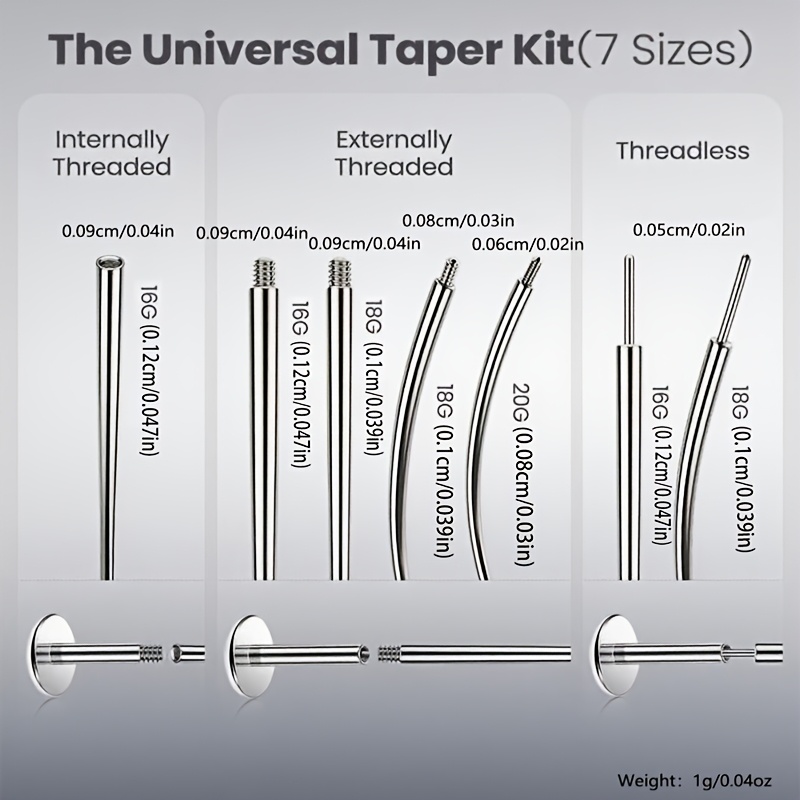Piercing Taper Ball Grabber Tool for Changing Jewelry