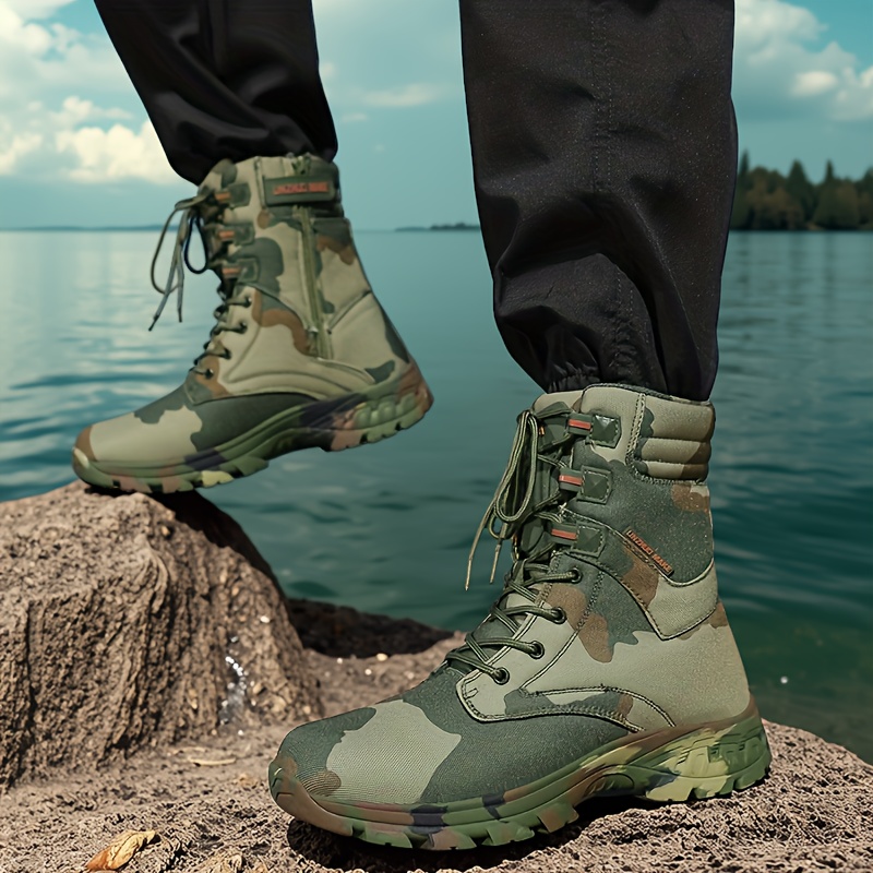 botas senderismo caña hombre estampado camuflaje Temu Uruguay