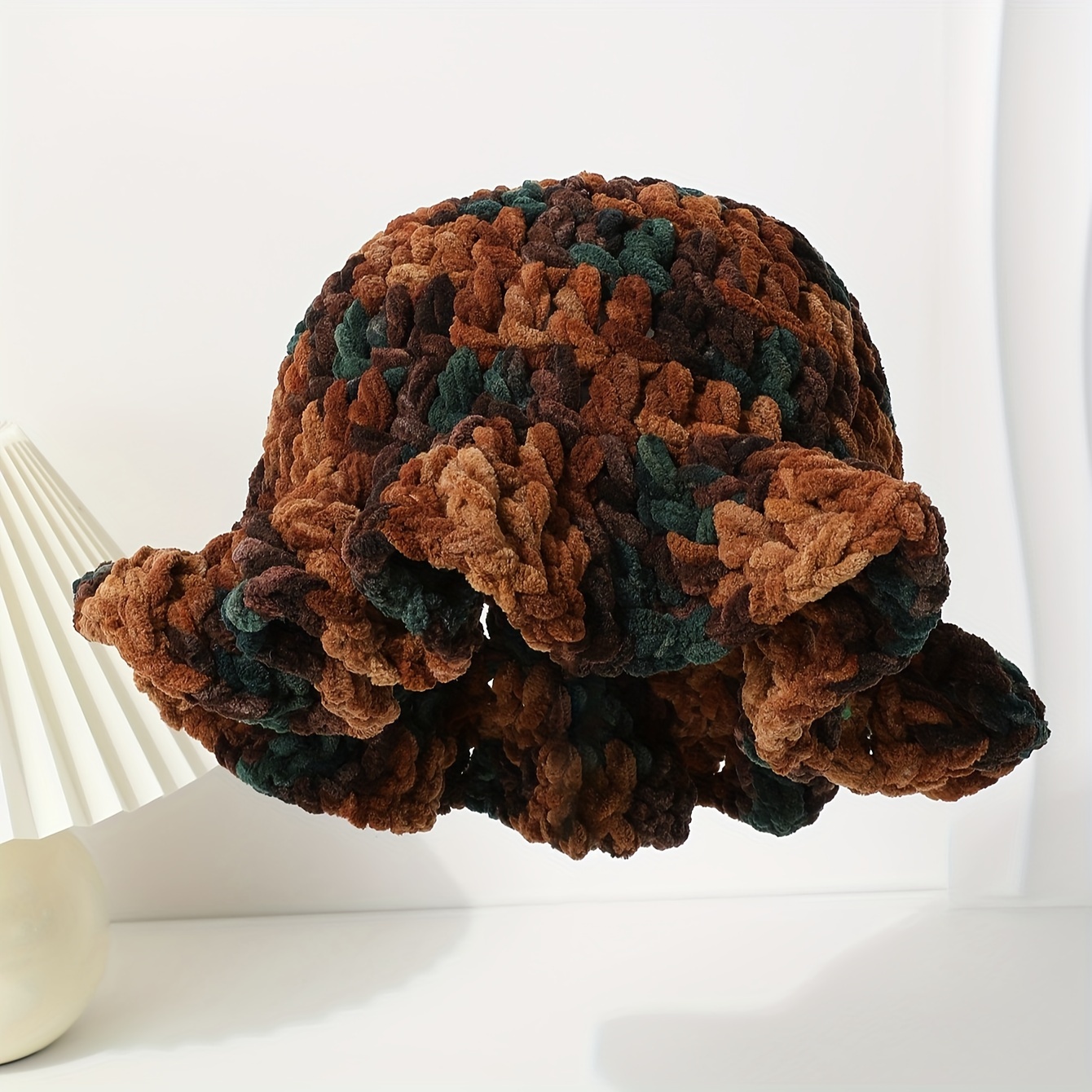 TEMU Chapeau de pêcheur tendance à bord , chaud, couleurs dopamine, style jellyfish, idéal pour les fêtes et air
