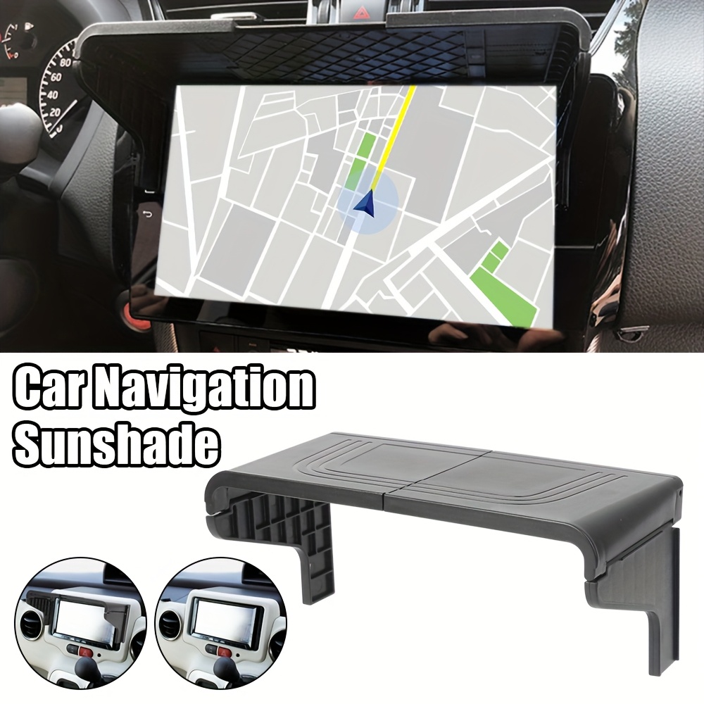 1 pieza para 7-12 pulgadas cubierta de visera solar del reproductor automotriz, pantalla gps, radio audio, protección contra   interior accesorios universal