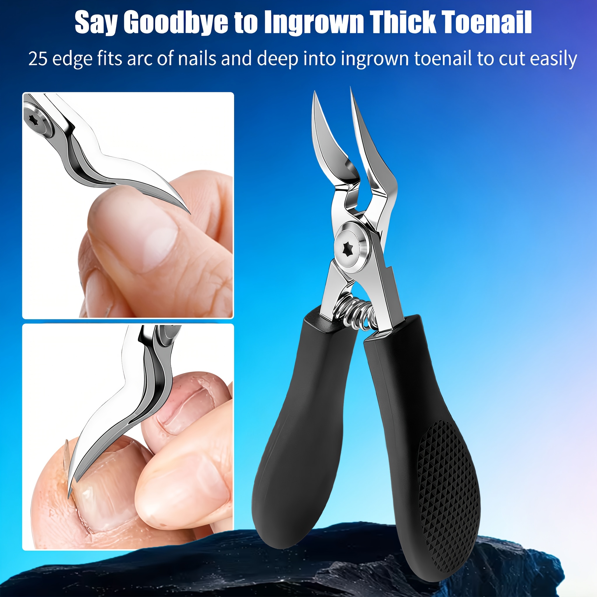16pcs Heavy-Duty Toenail Clipper Set