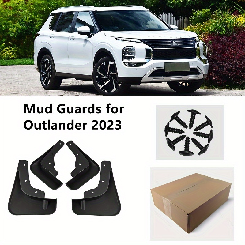 

4pcs Mud Guards Kit For Mitsubishi 2023, Plastic Armor, Fender , Car External Accessories