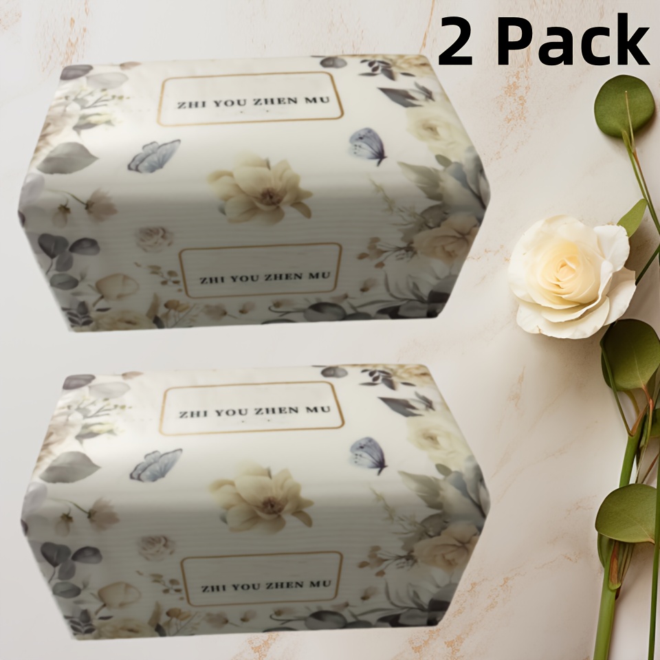 TEMU A Total Of 1040 Facial Tissues That Are Absorbent, Packaged Separate Boxes. Are Free From Fluorescent Agents And Dyes, Thick And Durable, Suitable For , And Ideal For Use , Bathroom