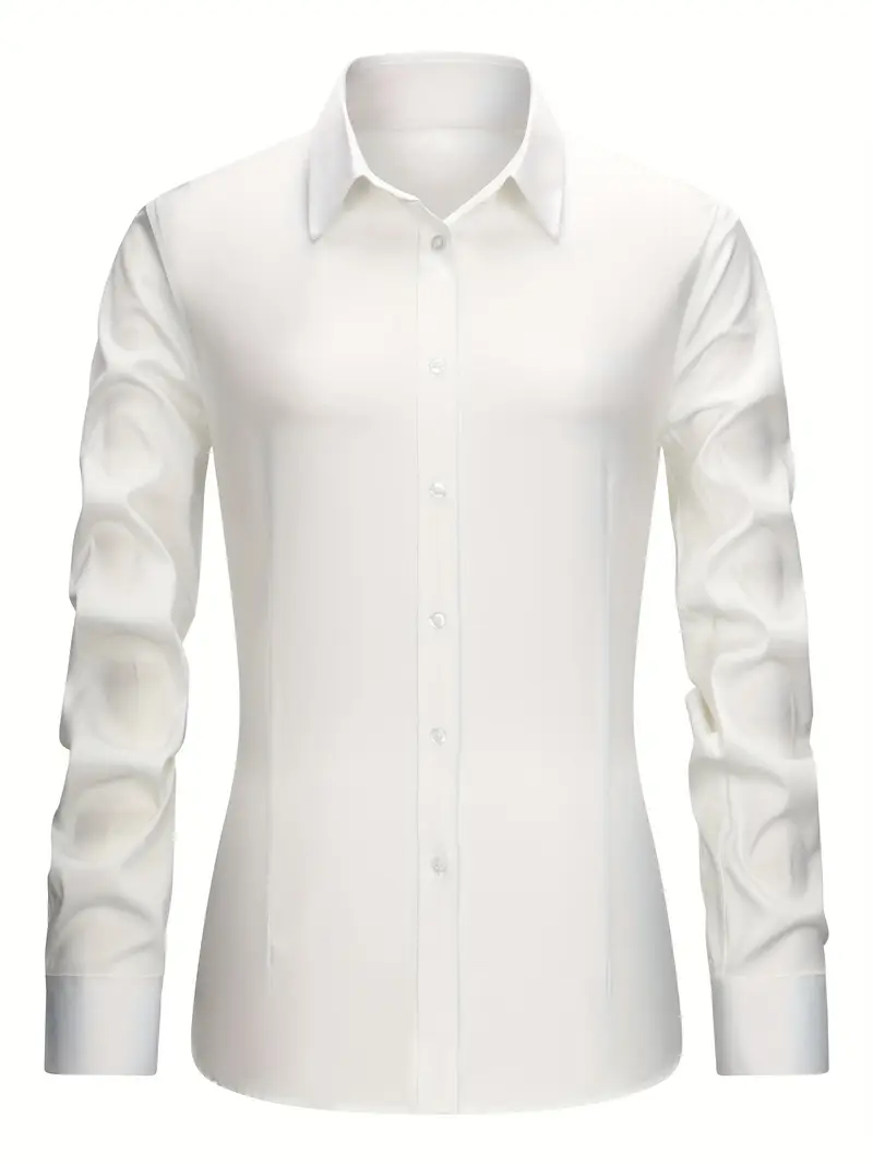 white dress shirt for interview The The mid womens white long sleeve professional