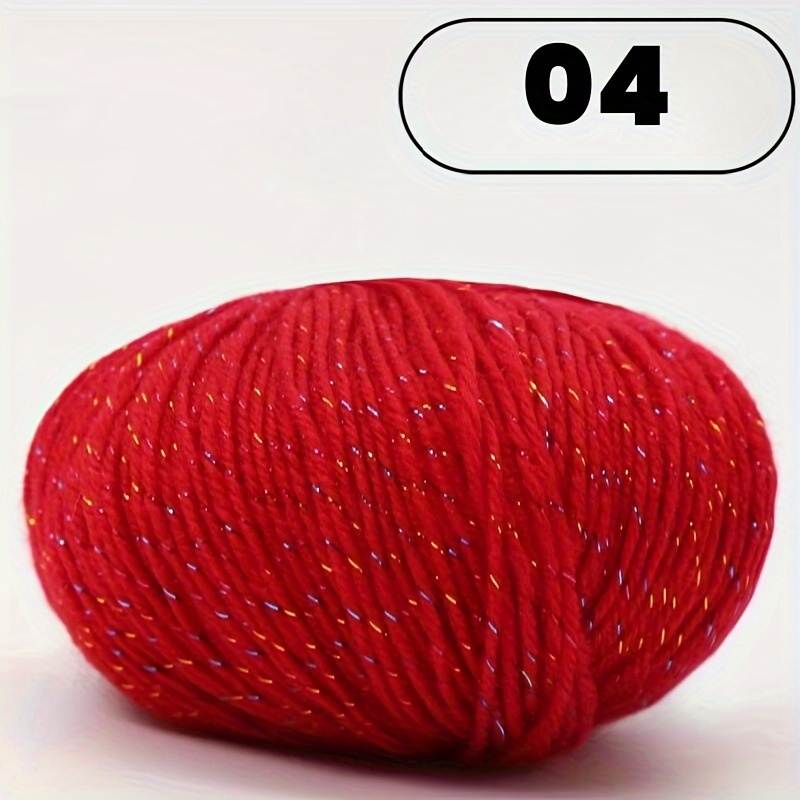 Multicolor Bright Thread, Shimmering Bright Thread, Medium-thick Thread, Knitting Sweaters, Vests, Cushions And Other Crafts