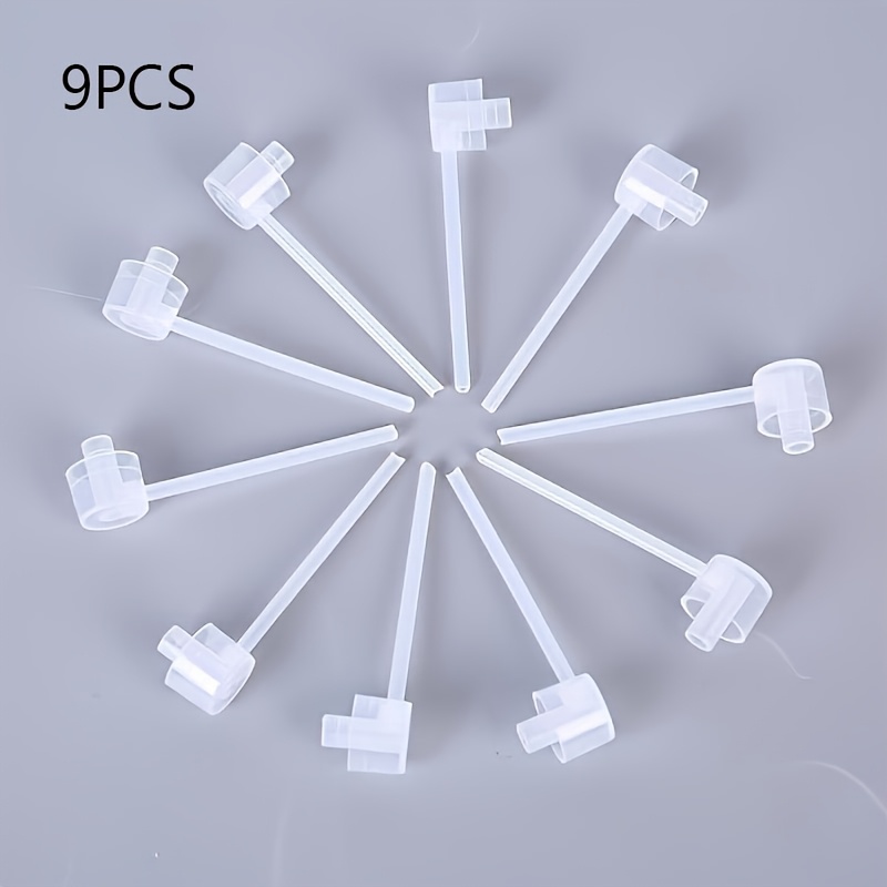 TEMU 9 pezzi - Distributore di in plastica Compressore 0.17Oz Strumento per Separatore per bottiglie grandi
