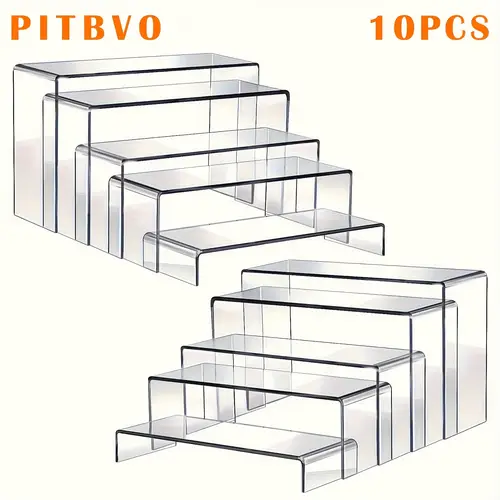 24 Riser acrylic risers display sold on Temu United States