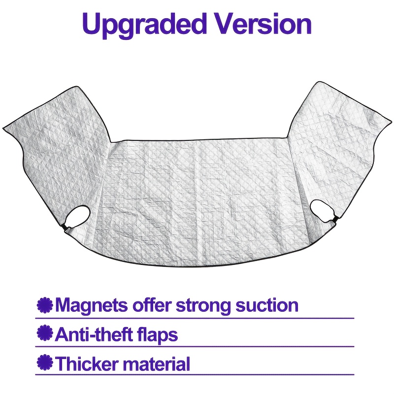 Suitable For T5 Rv Windshield Cover Snow Shield (winter And Summer Dual-use, Note: Size Chart For Packaging Dimensions) Rv Convenient Car Cover
