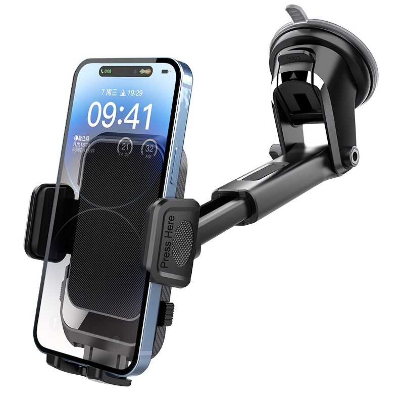 

Car Phone Holder Mount Phone Mount For Car Dashboard Universal Hands Free Automobile Cell Phone Holder Fit For Iphone Smartphone Carbon Fiber