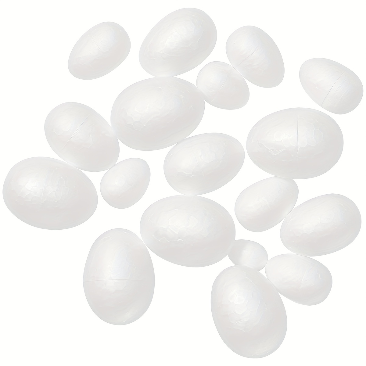 

28-pack White Foam Eggs, Realistic Fake Eggs For Easter Decor, Diy Crafts, Painting, Party Supplies, Home Decor, Kitchen Decorations, Spring Holiday Decor, No Electricity Or Feathers Required