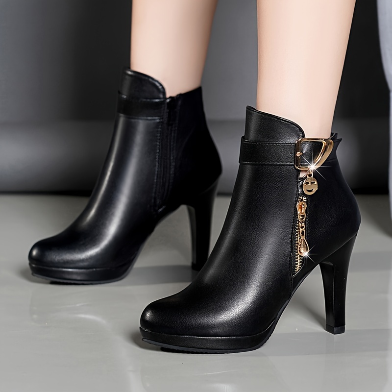 

's Ankle Boots - Fashionable Pointed Toe, , For