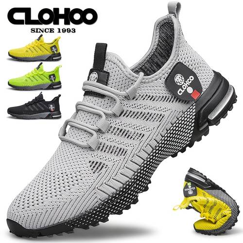 lichtgewicht gebreide joggingbroek voor heren - ademende hardloopschoenen voor op de weg & comfortabele dagelijkse wandelsneakers